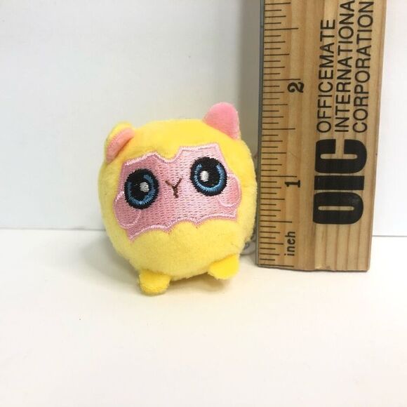 squeezeamals plush yellow mini squish pink face collectible 2 inch - Picture 2 of 5